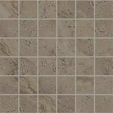 Provenza Unique Travertine Mosaico Minimal Chocolate Naturale 50x50 / Провенца Унике Травертине Мосаико Минимал Чоколатье Натуралье 50x50 